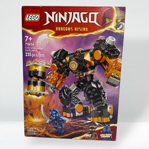 LEGO Ninjago Dragon's Rising Cole's Elemental Earth Mech - Black and Orange